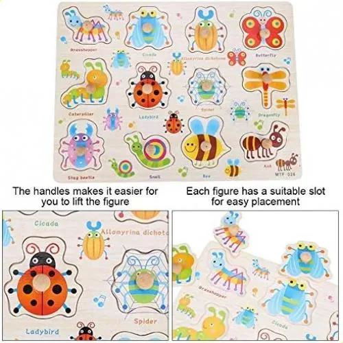 7 PUZZLES EDUCATIVOS PARA NIÑOS CON DISEÑOS VARIADOS - 5