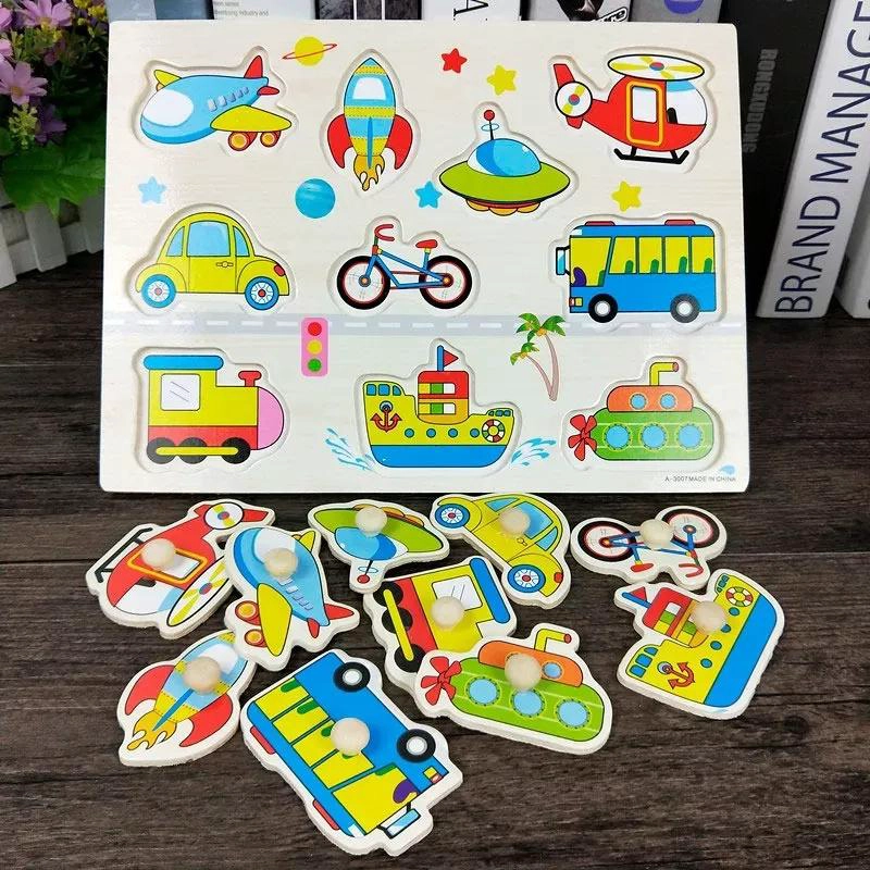 7 PUZZLES EDUCATIVOS PARA NIÑOS CON DISEÑOS VARIADOS - 8