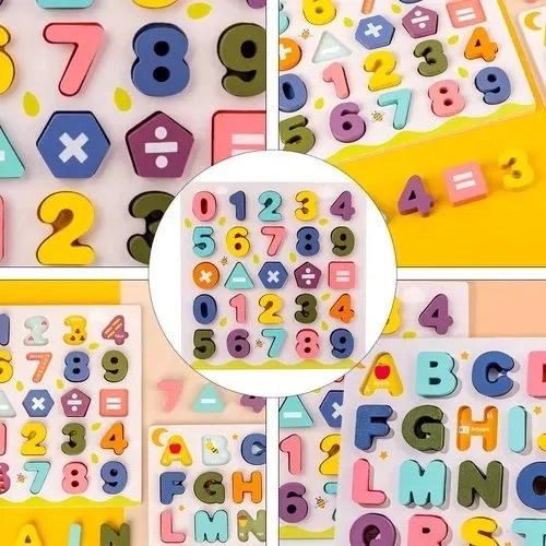 PUZZLE EDUCATIVO DE NUMEROS Y OPERACIONES MATEMATICAS PARA NIÑOS - 3