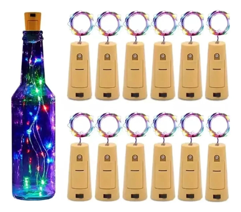 PACK DE 12 LUCES LED DE 3M PARA DECORACION CON ALAMBRE DE COBRE - 1