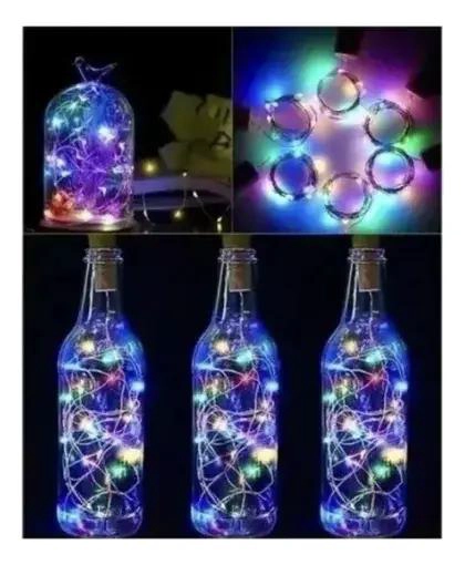 PACK DE 12 LUCES LED DE 3M PARA DECORACION CON ALAMBRE DE COBRE - 2