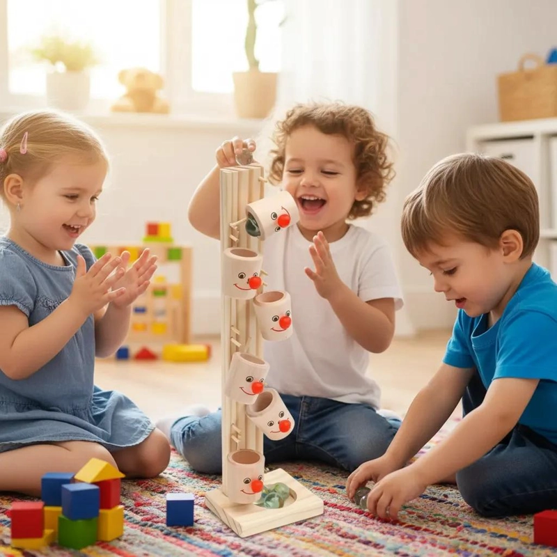 JUGUETE EDUCATIVO PREESCOLAR CON 4 BOLAS DIDACTICAS - 4