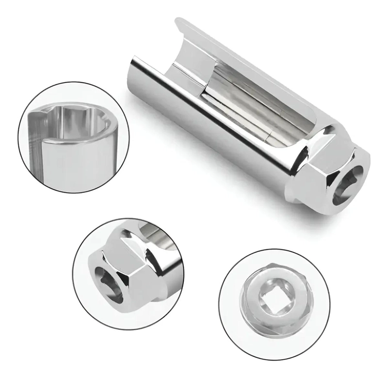 LLAVE DE TUBO PARA SENSOR DE OXIGENO 22MM CON DISEÑO ERGONOMICO - 2