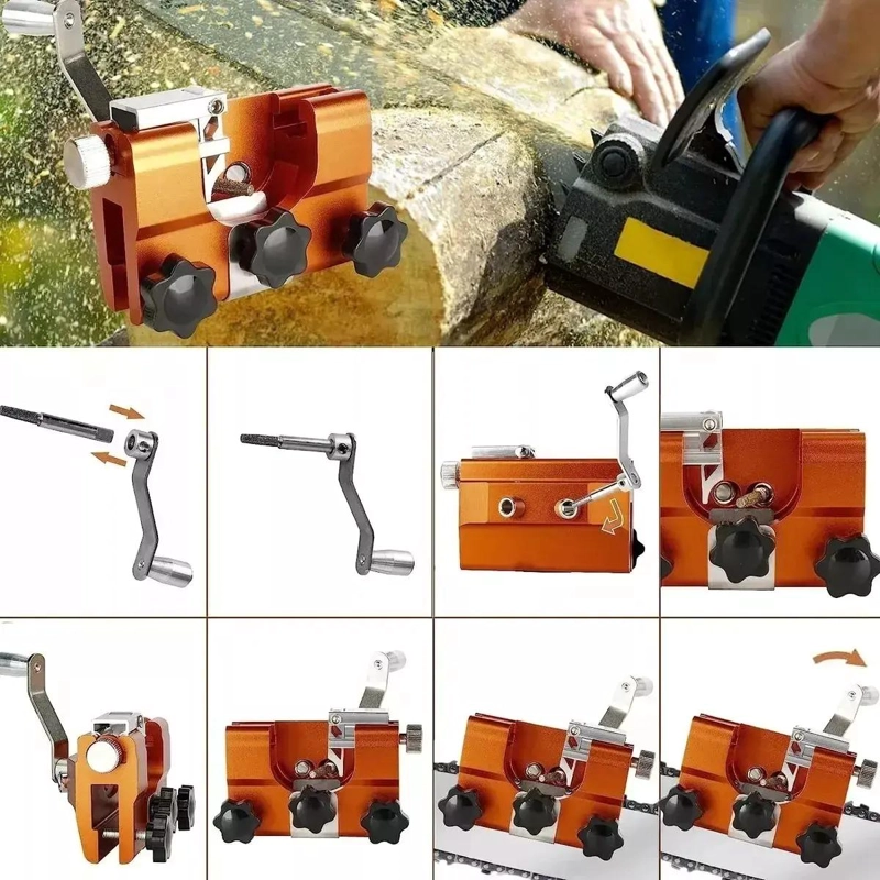 AFILADORA MANUAL PARA CADENA DE MOTOSIERRA CON DISEÑO ERGONOMICO - 6