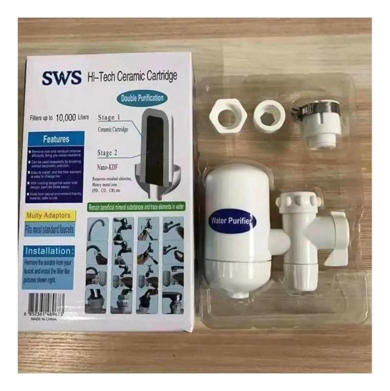 FILTRO PURIFICADOR DE AGUA PARA LLAVE DE COCINA CON DOBLE FILTRACION - 3