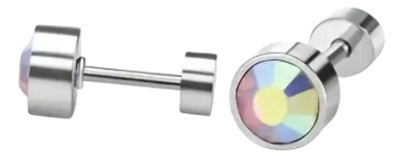 AROS ELEGANTES DE ACERO DE TITANIO PARA BRILLAR - 1