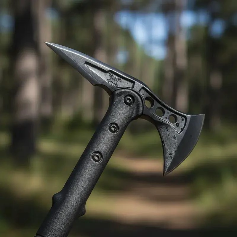 HACHA DE SUPERVIVENCIA PARA CAZA Y CAMPING - 8