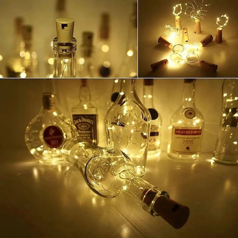 PACK DE 12 LUCES DE ALAMBRE MICRO LED PARA DECORACION - 4