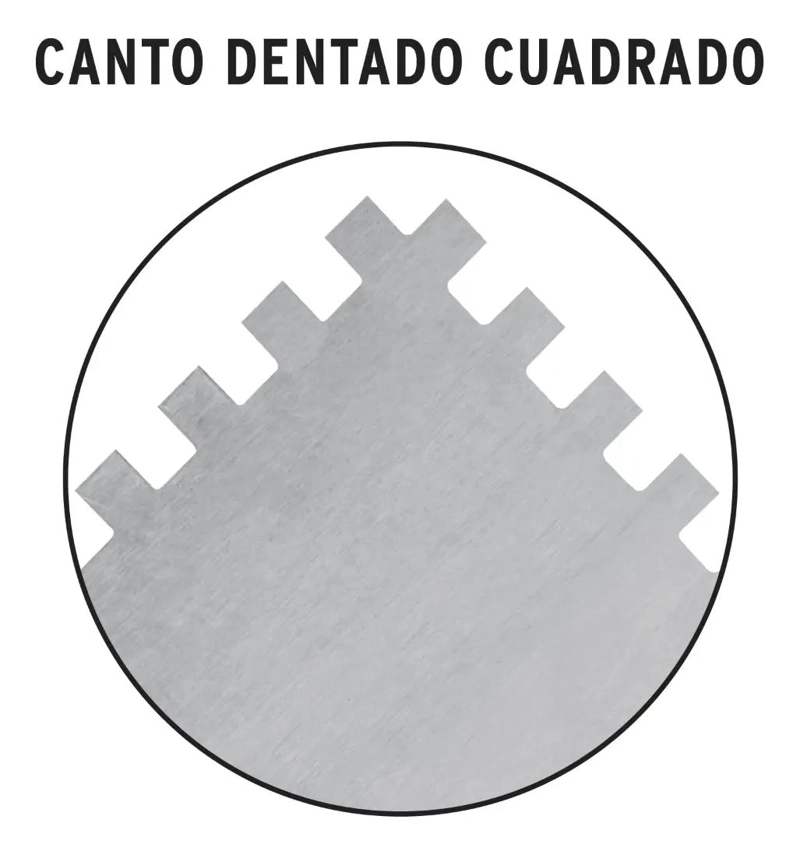 PLANCHUELO DENTADO PARA CERAMICA Y PIEDRA 11 X 5 PULGADAS - 1