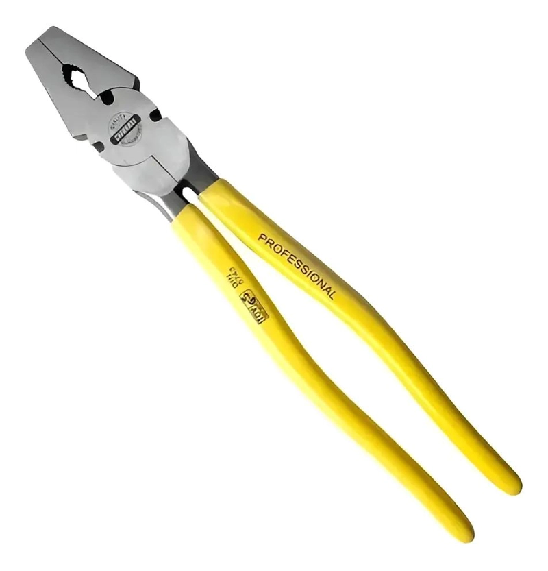 CABEZA DE ACERO CARBONO CON MANGO DE GOMA - 1