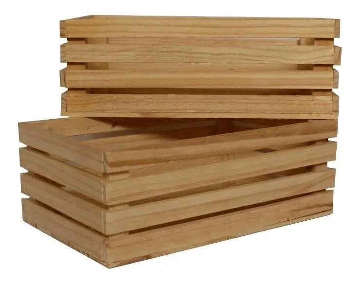 CAJA DE MADERA DECORATIVA PARA ORGANIZACION DE ARTICULOS - 6