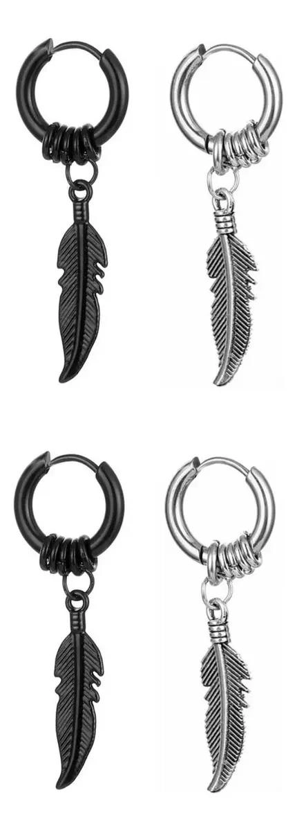 AROS DE ACERO QUIRURGICO EN DISEÑO DE PLUMA PARA TODOS - 1