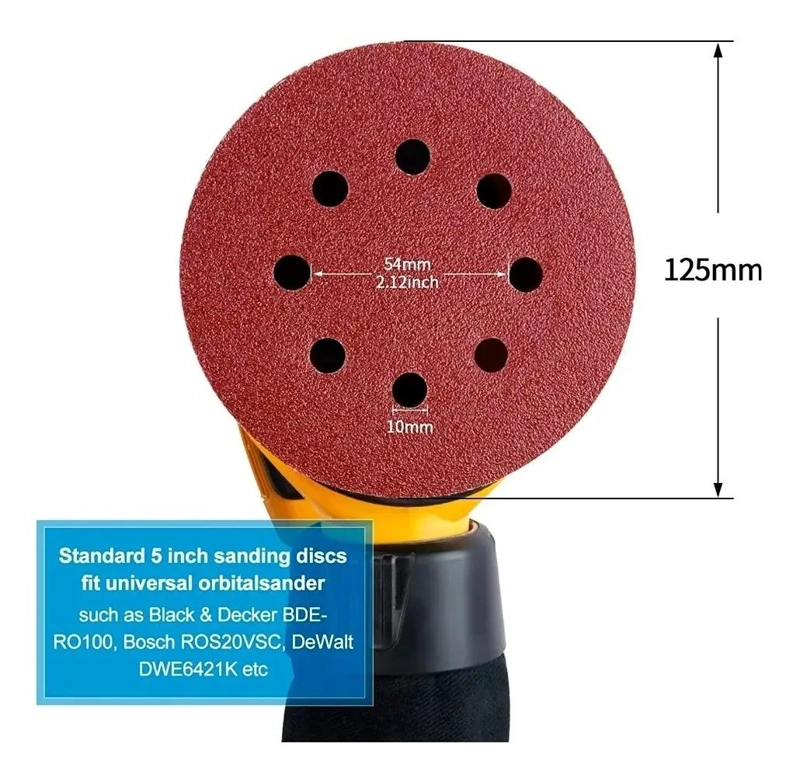 PACK DE 100 DISCOS DE LIJA CON VELCRO - 4