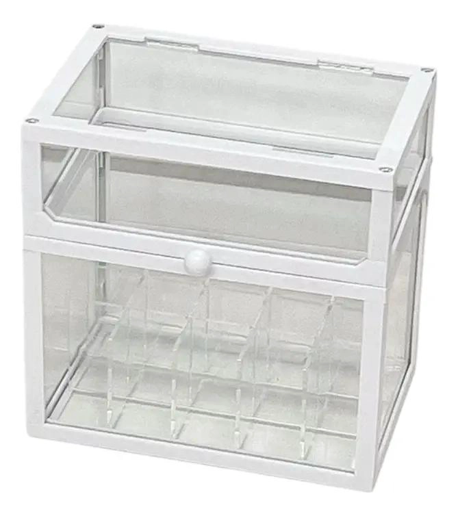 ESTUCHE ORGANIZADOR DE MAQUILLAJE CON COMPARTIMENTOS - 2