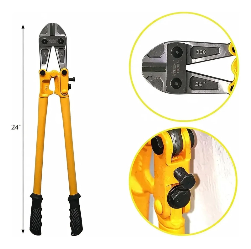 CORTADOR DE PERNOS DE ACERO 24 PULGADAS CON MANGO TPR - 2