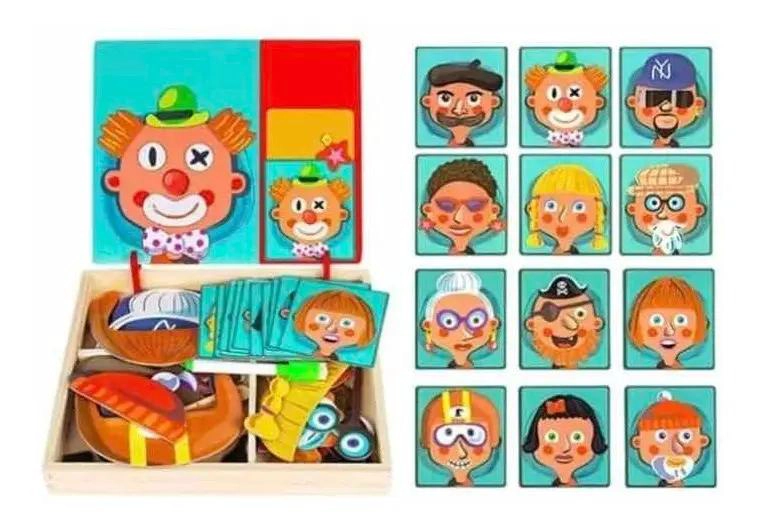 ROMPECABEZAS MAGNE TICO DE MADERA PARA DESARROLLO INFANTIL - 3