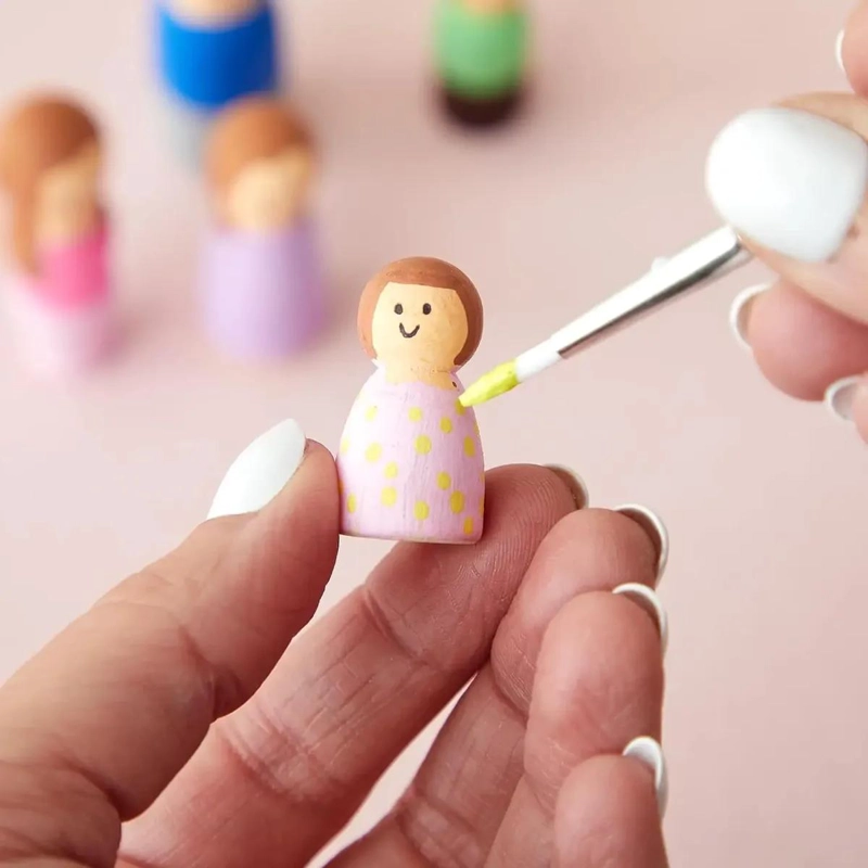 JUEGO DE 50 FIGURAS DE MADERA PARA MANUALIDADES Y DIY - 5