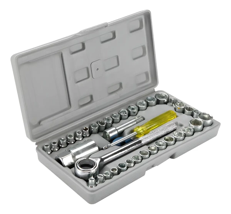 SET DE LLAVES DE TUBO HEXAGONALES Y MANGO DE 220 MM - 1