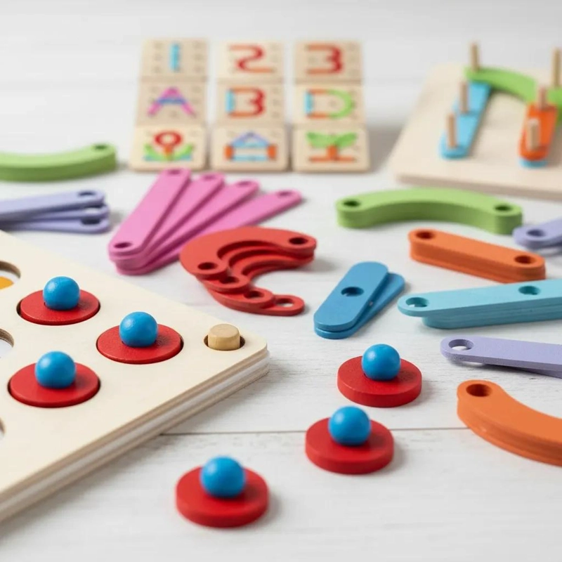 PACK DE MEMORICE Y PUZZLE DE MADERA PARA NIÑOS - 5