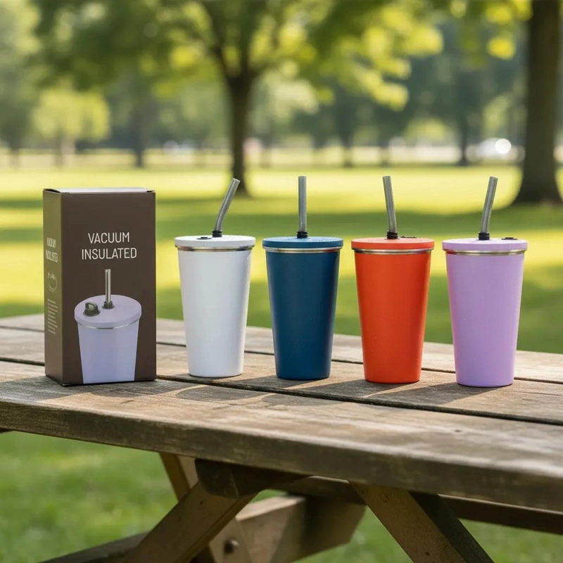 VASO TE RMICO AISLADO PARA BEBIDAS FRIAS Y CALIENTES - 5