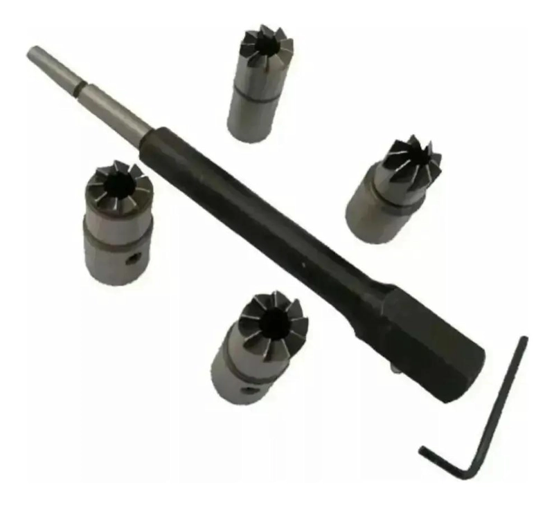 KIT ESCARIADOR ASIENTO INYECTORES DIESEL UNIVERSAL 5 PIEZAS - 3