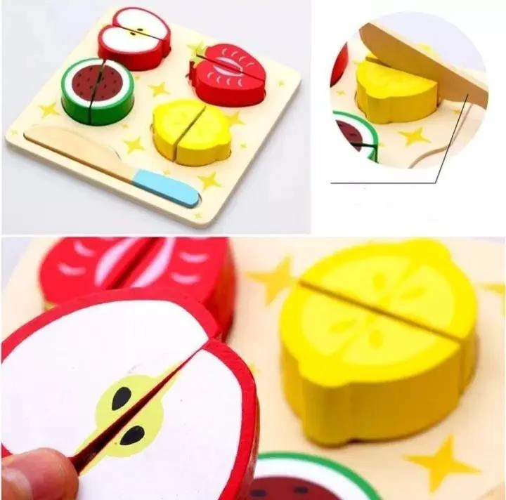 PACK DE 4 PUZZLES DE MADERA PARA JUGAR A COCINAR - 5