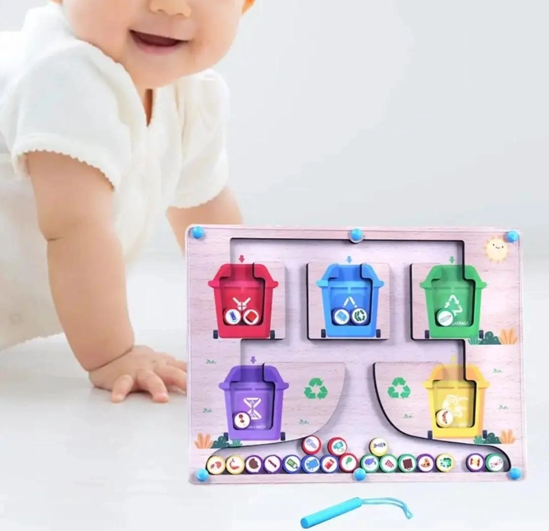 JUGUETE DIDACTICO DE CLASIFICACION DE RESIDUOS PARA NIÑOS - 2