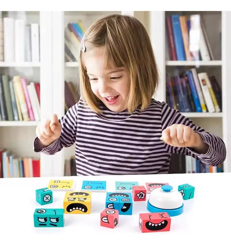 JUEGO DE PUZZLE DIDACTICO DE BLOQUES DE MADERA PARA NIÑOS - 4