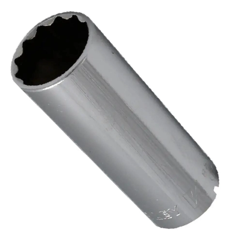 LLAVE DADO LARGO 12 PUNTAS 1/2' DR 19MM DE ACERO - 1