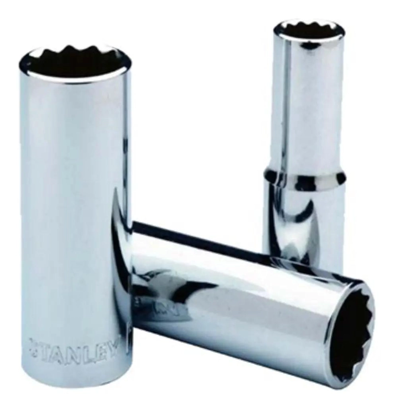 LLAVE DADO LARGO 12 PUNTAS 1/2' DR 19MM DE ACERO - 2