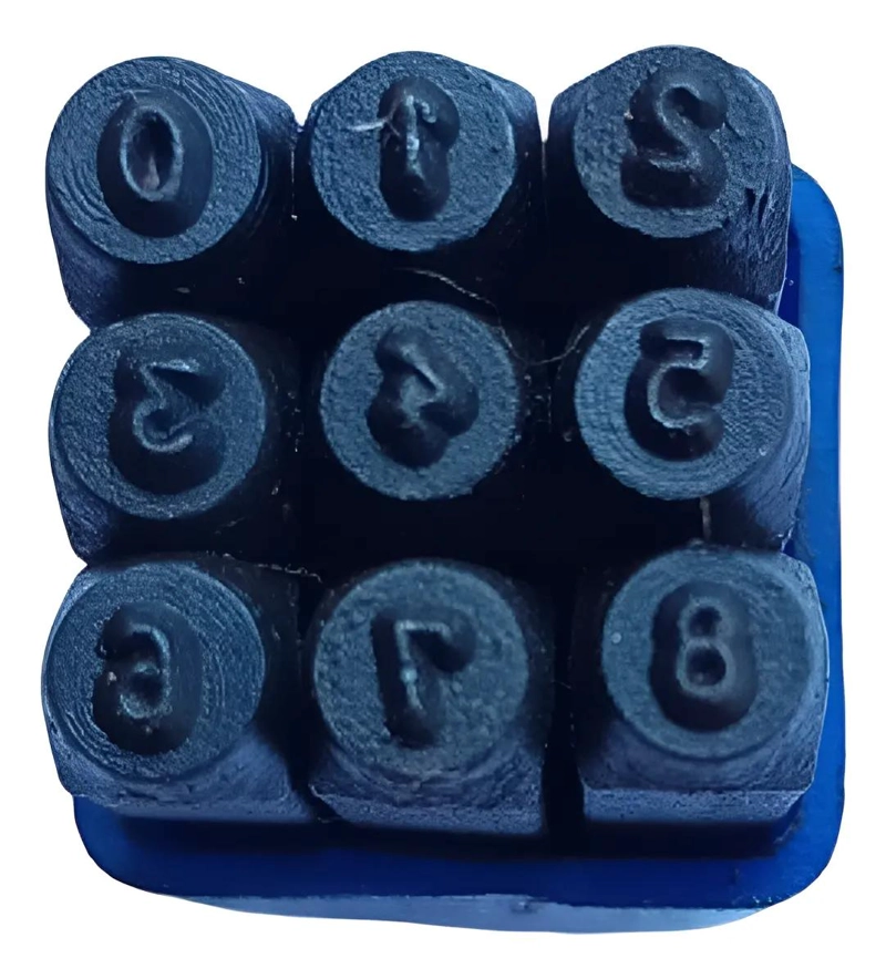 JUEGO DE NUMEROS DE GOLPE 12 MM - 1