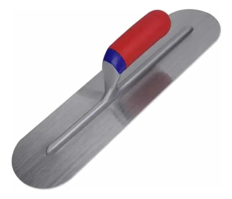 LLANA CURVA DE ACERO INOXIDABLE PARA ENLUCIDO DE HORMIGON - 1