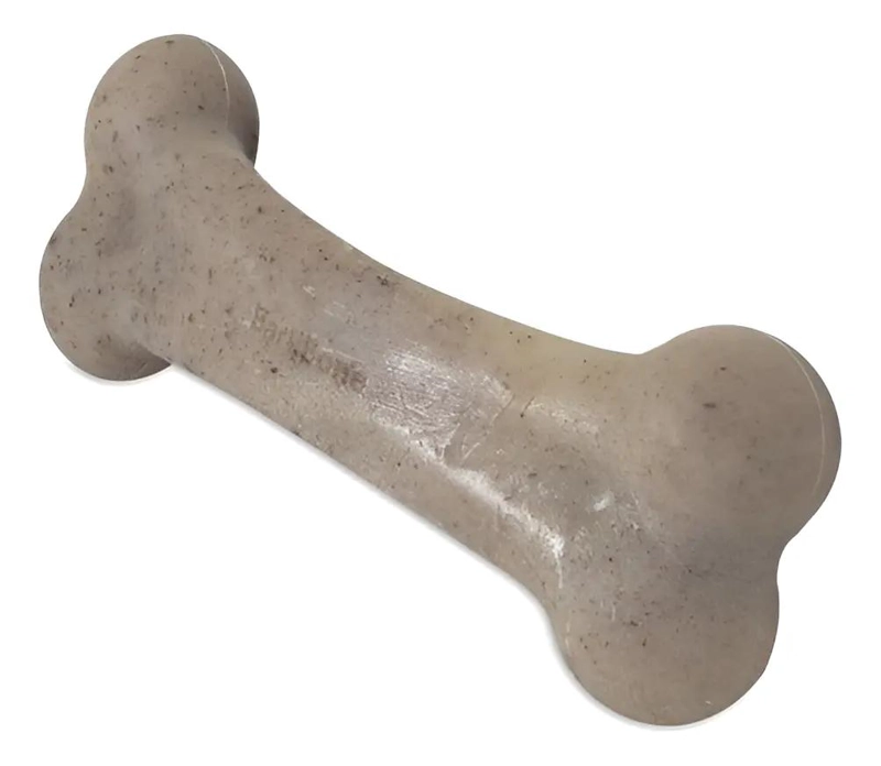 HUESO DE NAILON PARA PERROS GRANDE CON SABOR A TOCINO - 1