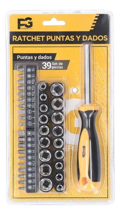JUEGO DE 39 PIEZAS DE HERRAMIENTAS RATCHET - 3