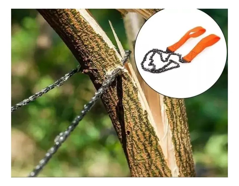 SIERRA DE MANO PORTATIL PARA JARDINERIA Y CAMPING - 6