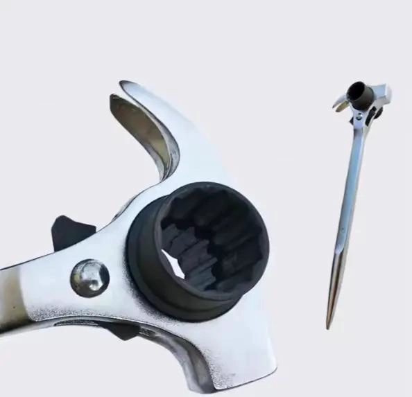 LLAVE CARRACA MULTIFUNCIONAL 4 EN 1 PARA ANDAMIOS 19 Y 22MM - 3