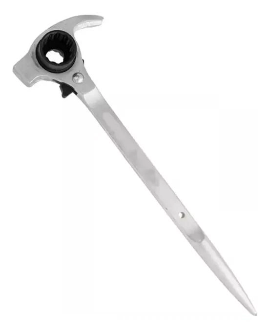 LLAVE CARRACA MULTIFUNCIONAL 4 EN 1 PARA ANDAMIOS 19 Y 22MM - 6