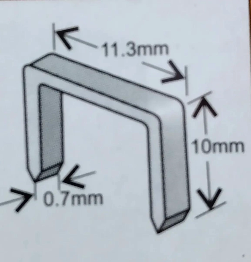 GRAPAS DE 10MM EN PACK DE 10 CAJITAS CON 1000 UNIDADES - 1