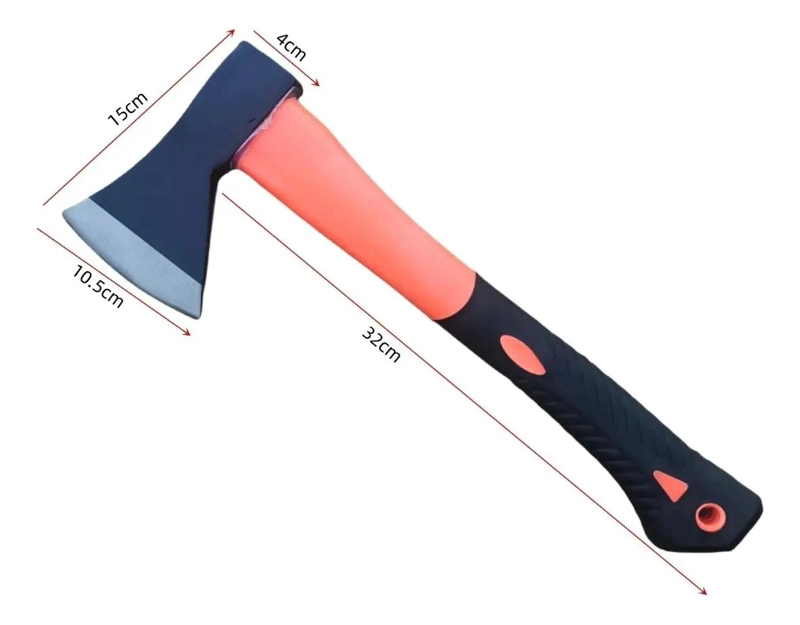 HACHA DE MANO 800G 37CM CON MANGO DE NYLON - 4