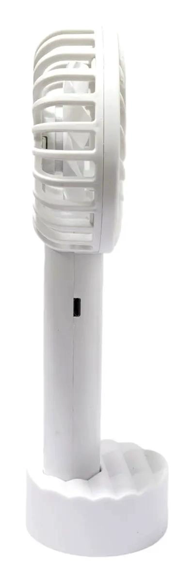 VENTILADOR RECARGABLE PORTATIL CON SOPORTE PARA SMARTPHONE - 1