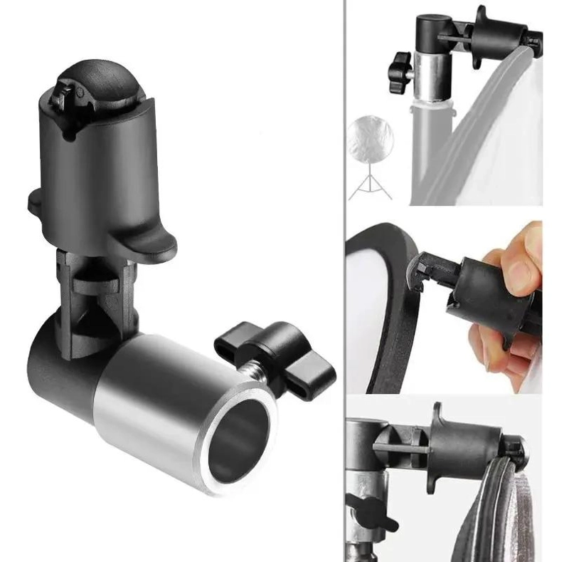CLIP PARA REFLECTOR FOTOGRAFICO EN SOPORTE DE ALUMINIO - 1