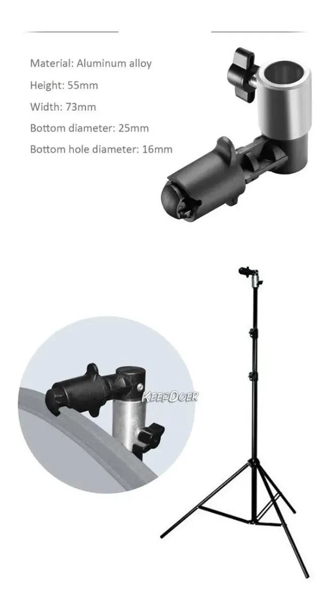 CLIP PARA REFLECTOR FOTOGRAFICO EN SOPORTE DE ALUMINIO - 4