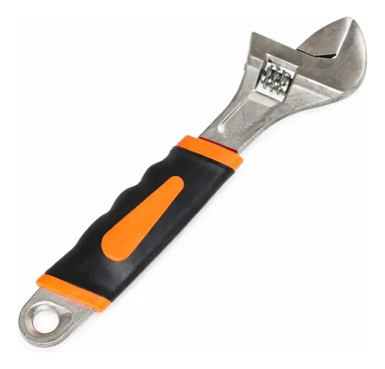 LLAVE AJUSTABLE COMPACTA CON MANGO ERGONOMICO ANTIDESLIZANTE - 1