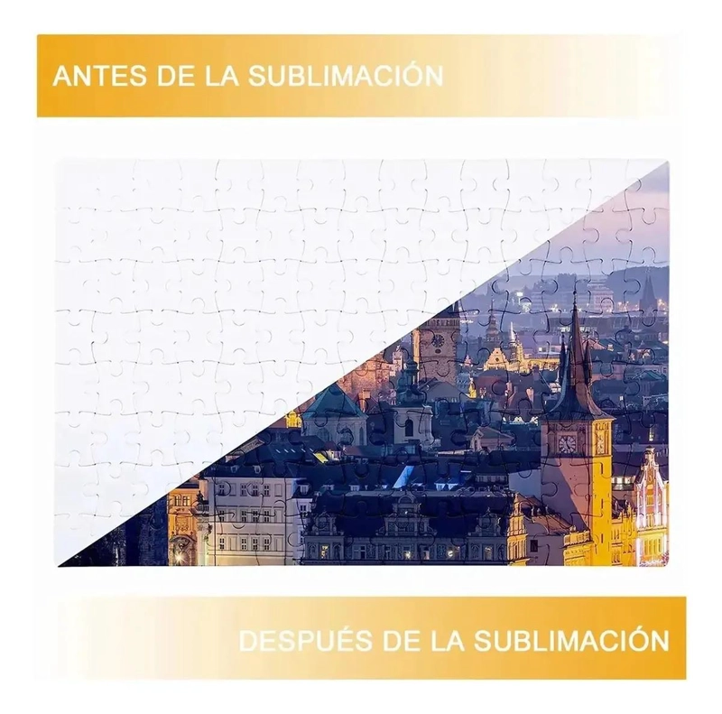 PACK DE 10 ROMPECABEZAS PERSONALIZABLES A4 PARA SUBLIMACION - 6
