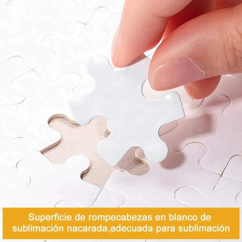 PACK DE 10 ROMPECABEZAS PERSONALIZABLES A4 PARA SUBLIMACION - 7