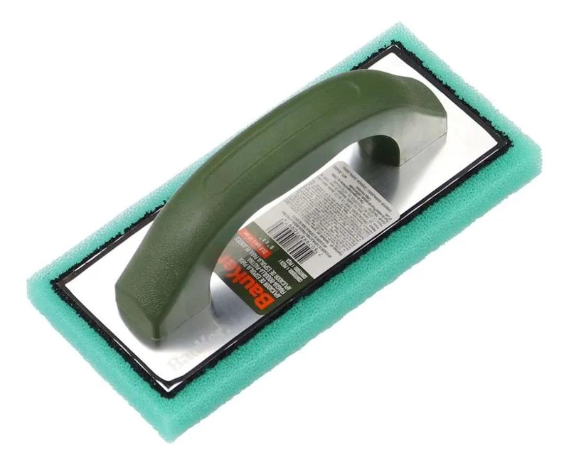 LLANA RECTA DE ESPUMA PARA ALBAÑILERIA 9X4 PULGADAS - 1