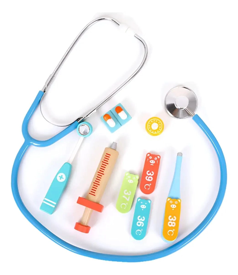 SET DE JUGUETE ME DICO DE MADERA PARA NIÑOS Y NIÑAS - 1