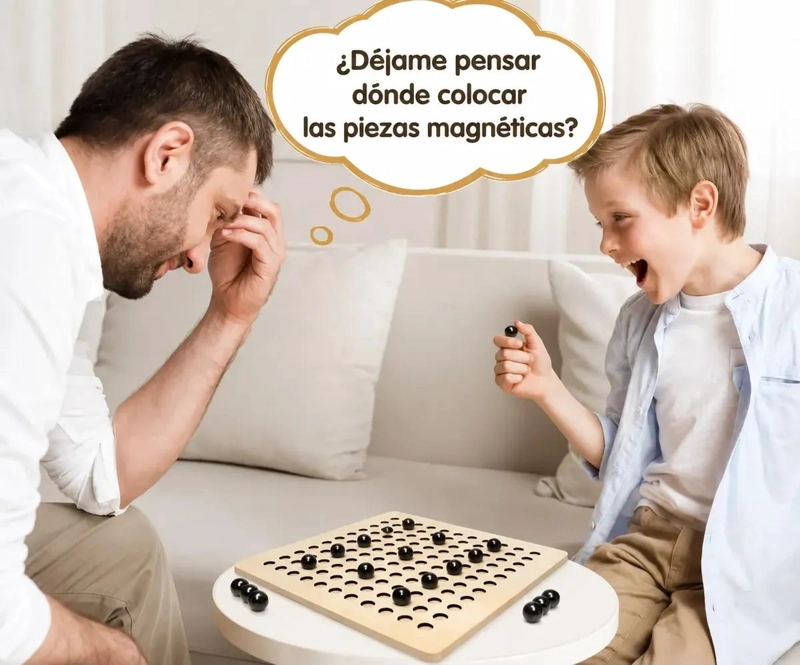 JUEGO DE MESA DIDACTICO DE MADERA PARA INGENIO Y CONCENTRACION - 3