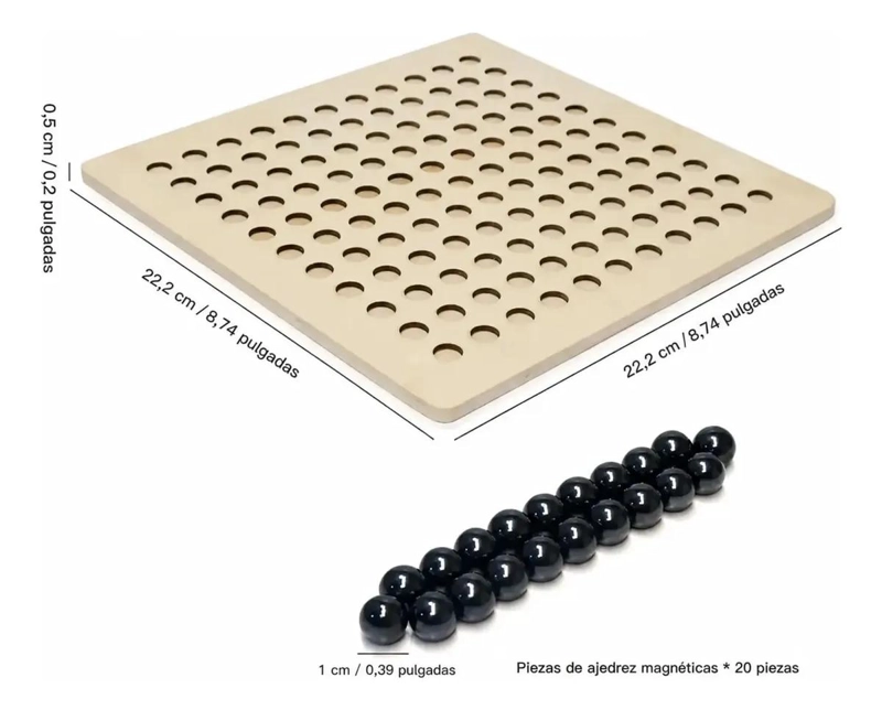 JUEGO DE MESA DIDACTICO DE MADERA PARA INGENIO Y CONCENTRACION - 5