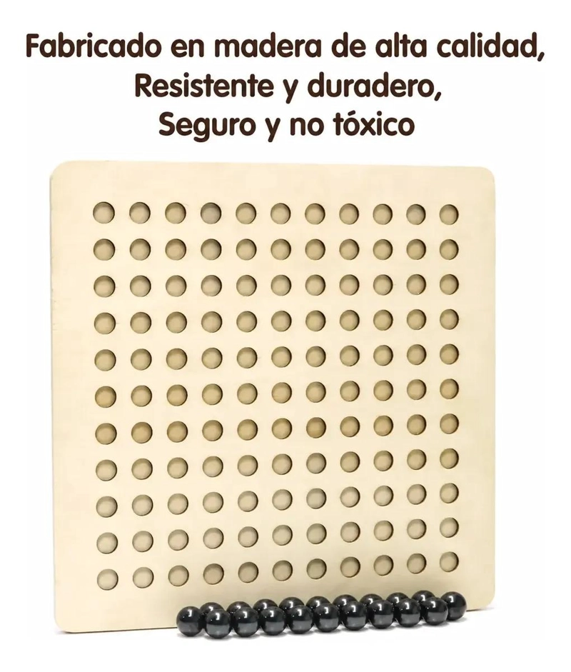 JUEGO DE MESA DIDACTICO DE MADERA PARA INGENIO Y CONCENTRACION - 6